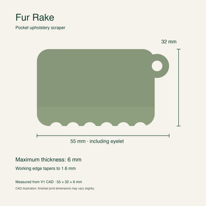 FurRake Reusable Pet Hair Remover for Couch & Clothes – product view 5