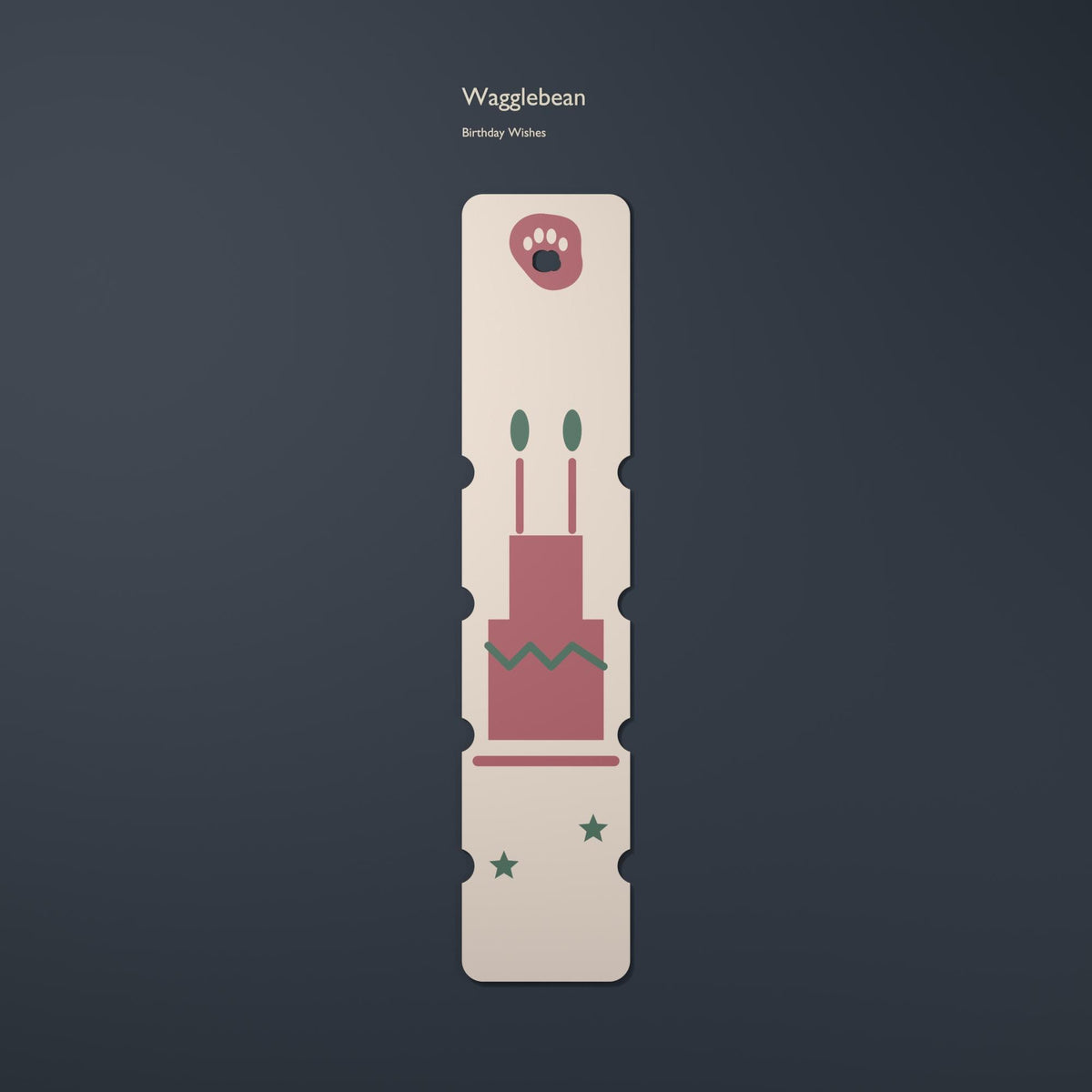 Milestones & Good Wishes bookmark – Birthday Wishes