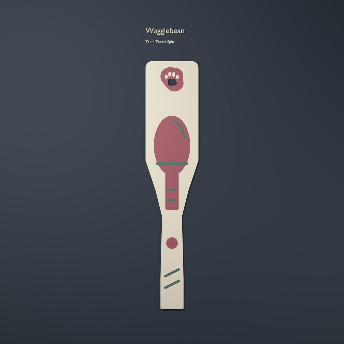 Racket & Court Sports bookmark – Table Tennis Spin
