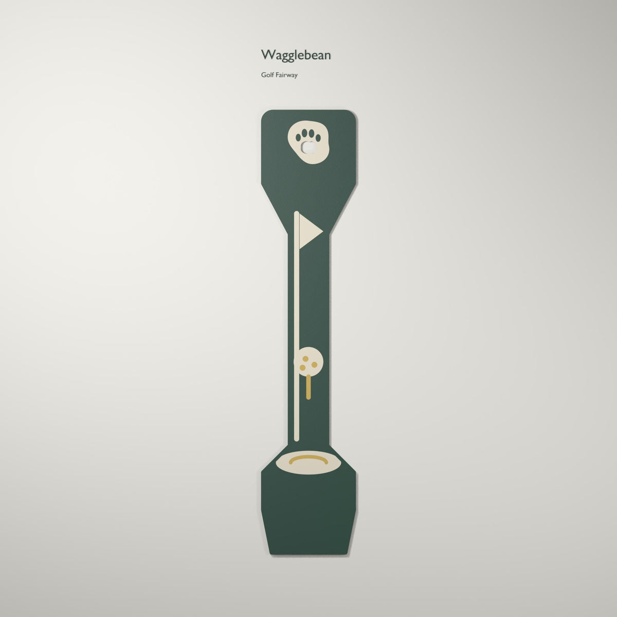 Target & Strength Sports bookmark – Golf Fairway
