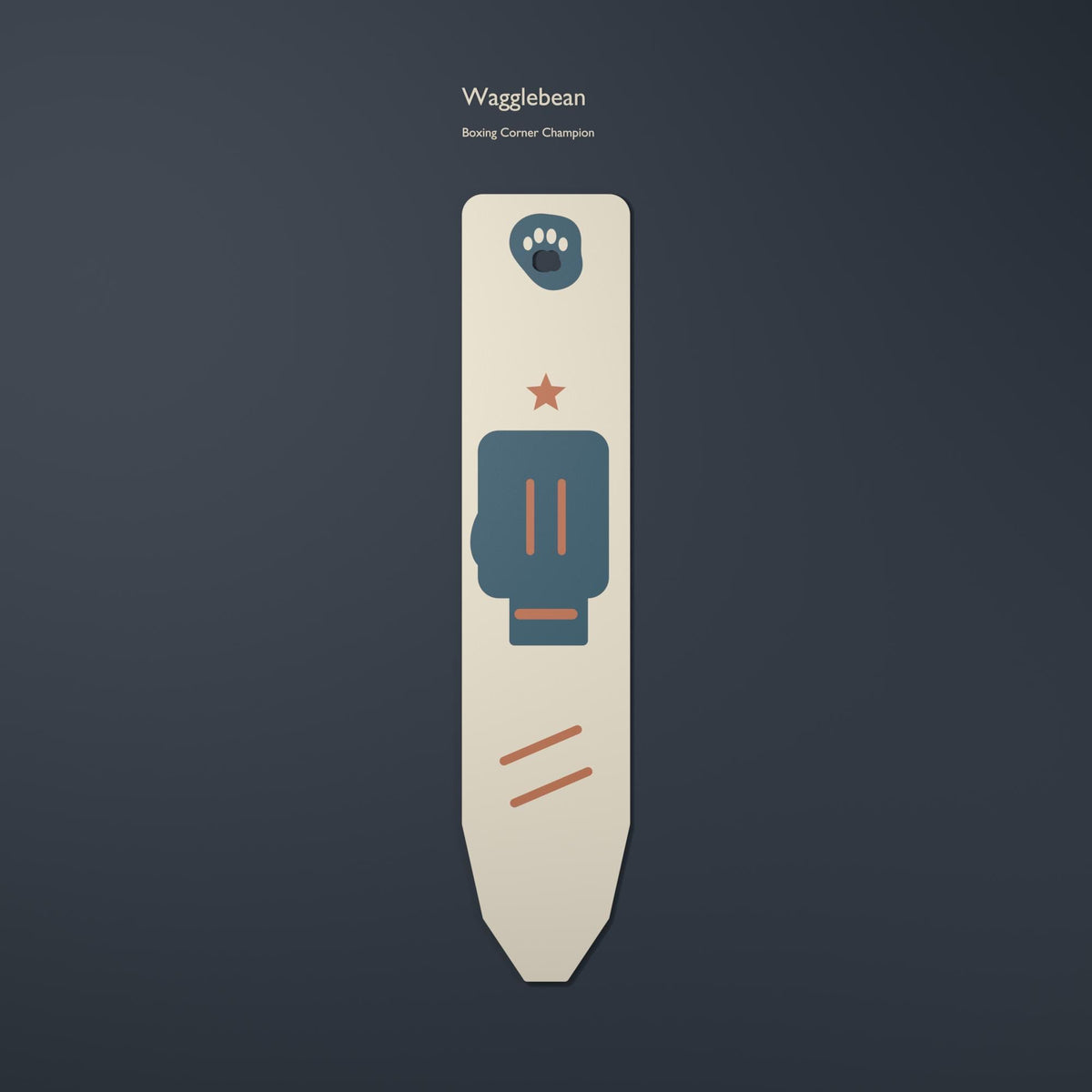 Target & Strength Sports bookmark – Boxing Champion
