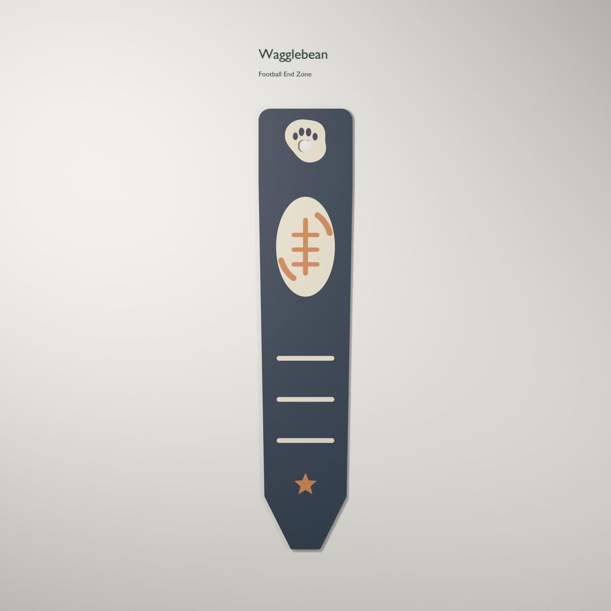 Team Sports bookmark – Football End Zone
