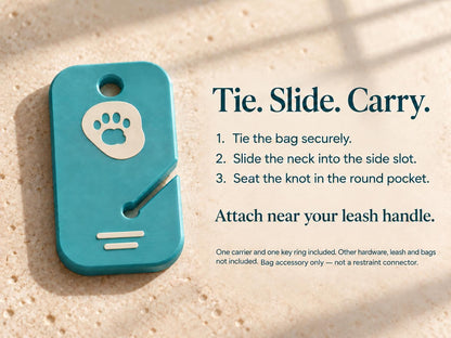 WagglePocket One Single-Slot Dog Poop Bag Holder – product view 6