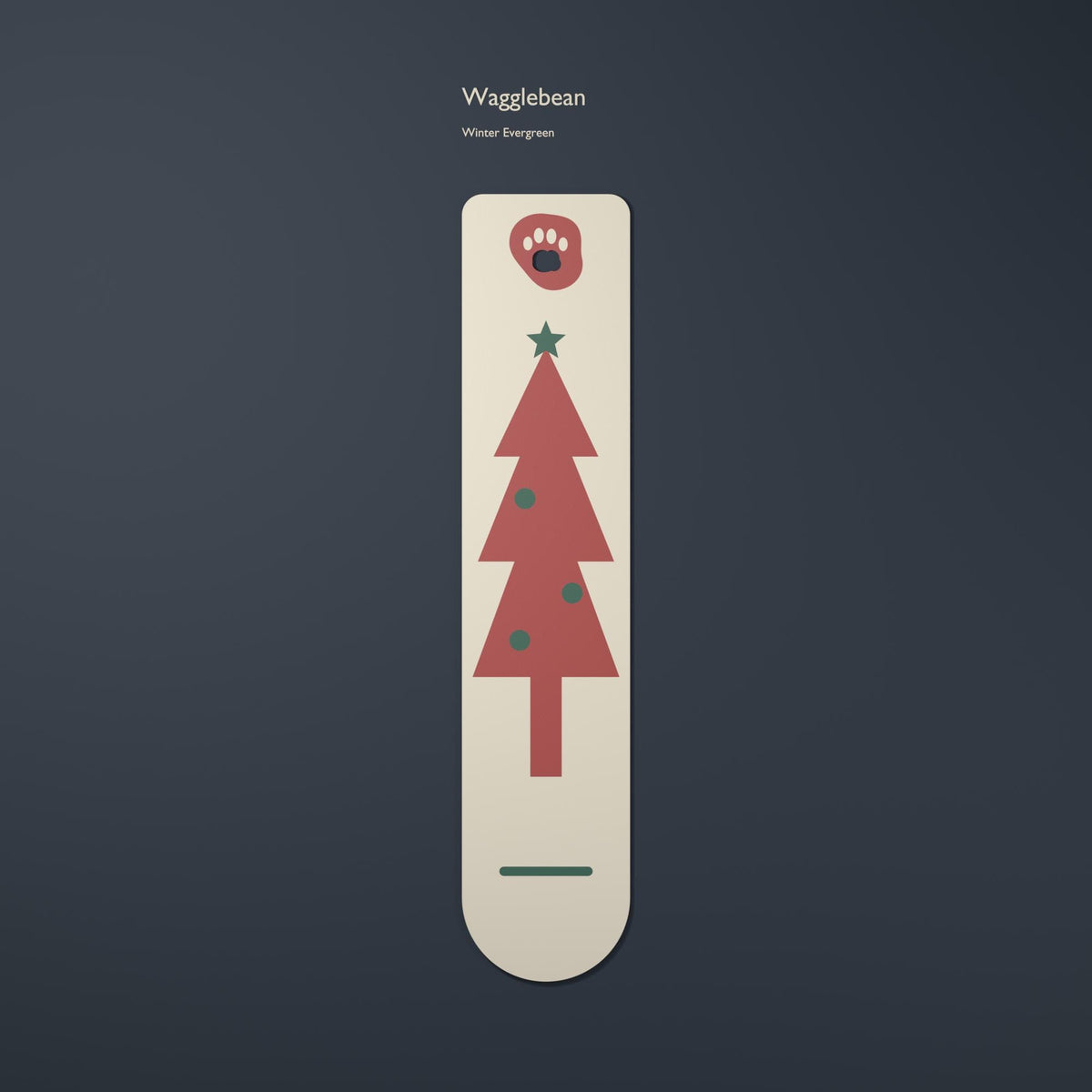 Winter Wonder bookmark – Winter Evergreen