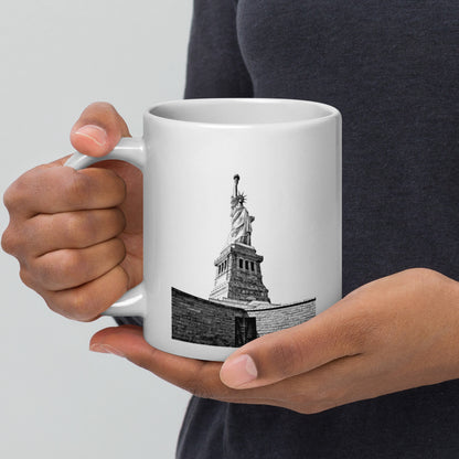 Statue of Liberty - White glossy mug - S&J Pictures
