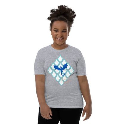 Believe In Dragons! Scale Up! Youth Short Sleeve T-Shirt - S&J Pictures