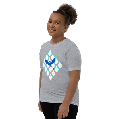 Believe In Dragons! Scale Up! Youth Short Sleeve T-Shirt - S&J Pictures