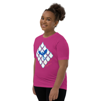 Believe In Dragons! Scale Up! Youth Short Sleeve T-Shirt - S&J Pictures