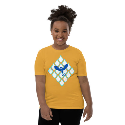 Believe In Dragons! Scale Up! Youth Short Sleeve T-Shirt - S&J Pictures