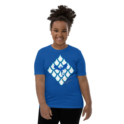 Believe In Dragons! Scale Up! Youth Short Sleeve T-Shirt - S&J Pictures
